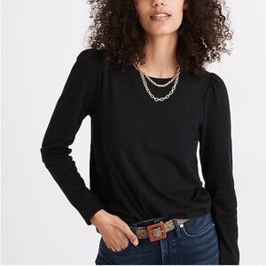 *NWOT* Madewell (Re)sourced Cotton Puff-Sleeve Tee - Size S